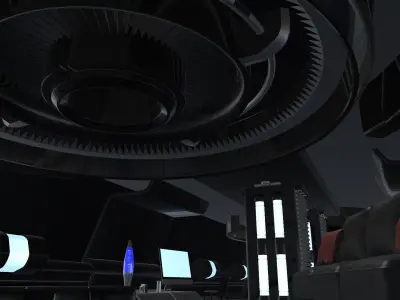 Sci-Fi Room 3D model