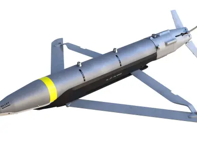 GBU-39 Small Diameter Bomb Low-poly 3D model