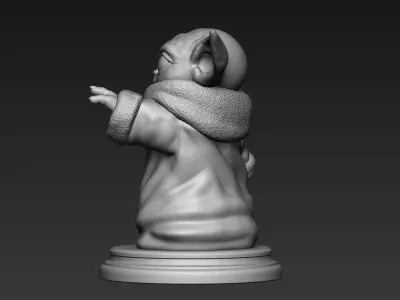 Baby Yoda - Star Wars The Mandalorian 3D print model purchase