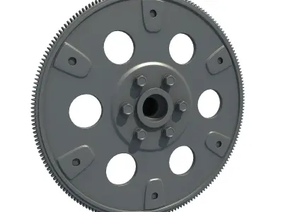 Engine Flywheel 2 3D model