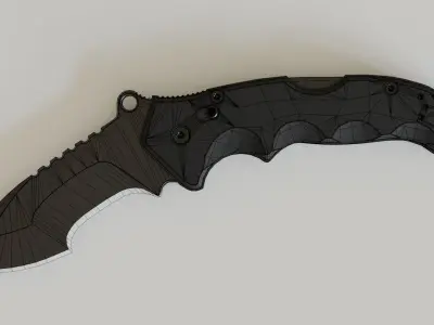 Military Folding Knife 02 3D model