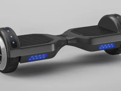 Hoverboard 02 3D model