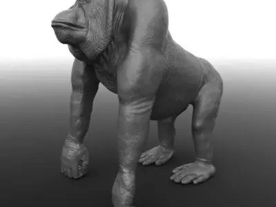 Orangutan gorilla Free 3D model
