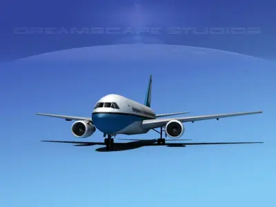 Boeing 767-100 US Government 3D model