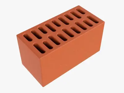 Clay brick type 04 3D model