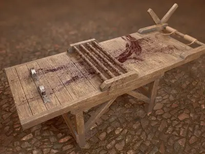 Inquisition - Strappado Low-poly 3D model