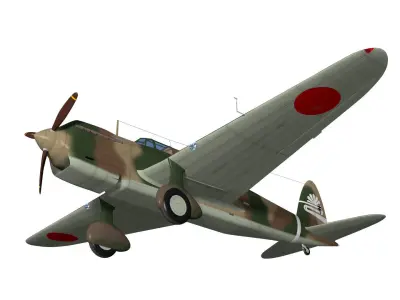 Ki32 Type 98 Light Bomber Mary 3D model