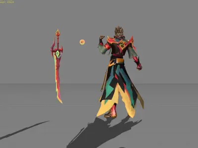 Ling Neobeast Low-poly 3D model