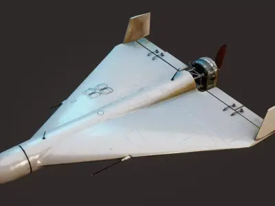 Drone Game Ready Low-poly 3D model