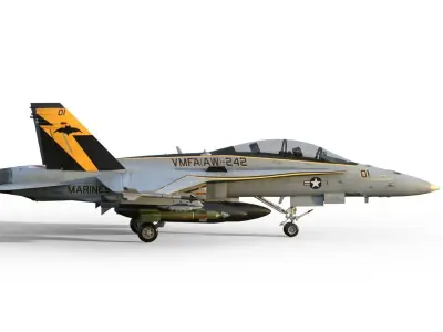 F-18 Hornet 3D model