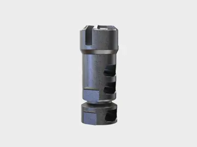 muzzle brake hybrid 3D model