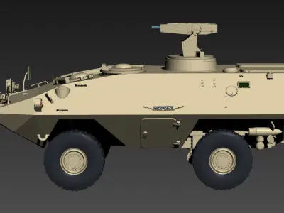 Mowag Armor 3D model