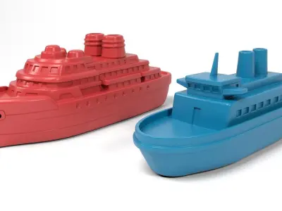 Toy cruise ships 3D print model