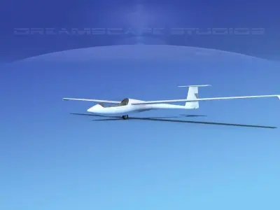 Centrair C-101 Pegase Unmarked Low-poly 3D model