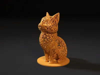 Cat decor 2 Free 3D print model