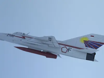 MiG-21 AURI 3D model
