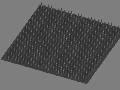 Spiky Floor 3D model
