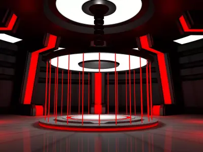 Sci Fi Room 3D model 86
