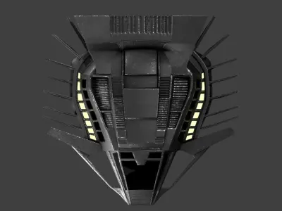 Royal talon fighter-black panthers ship 3D model