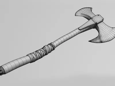 Warrior Weapons Set 3D model