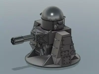 Phalanx CIWS 3D print model