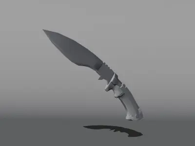 Military Kukri 3D model