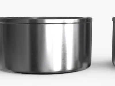 Tin Can v2 Low-poly 3D model