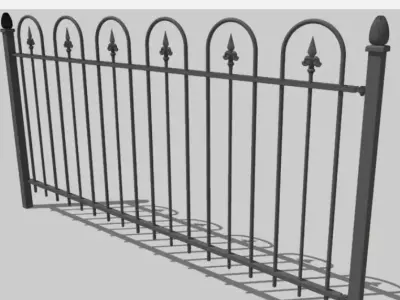 Verona Fence Free 3D model