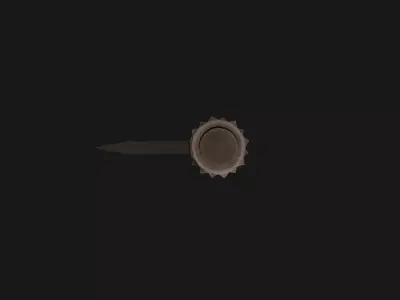 Berserkers axe 1 Low-poly 3D model