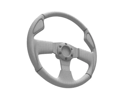 Steering Wheel 3D model 3D model