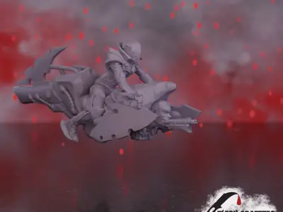 Nosferii - Chiroptera Jet Bikes 3D print model