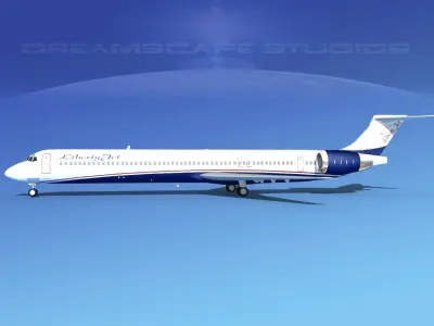 McDonnell Douglas MD-90 Liberty Jet 3D model