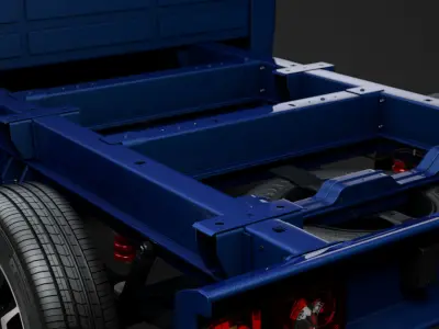 Fiat Ducato Chassis Truck Crew Cab 3450 WB 2020 3D model