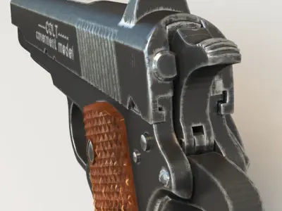 Pistol Colt1911 3D model