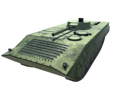 Low Poly BMP1 IFV Low-poly 3D model