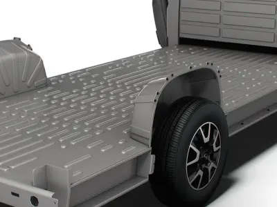 Opel Movano 3540 L4 PlatformCab HQInterior 2023 3D model