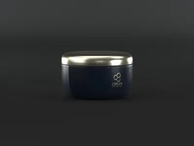 Cosmetic Cream Jar 3D model purchase