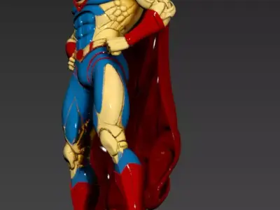 35 United States of America - Superman Man 3D model