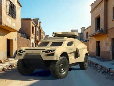 Cockerill I-X Armored Vehicle with Combat Turret 3D model