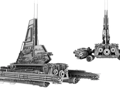Legacy VI Shuttle Design 3D model