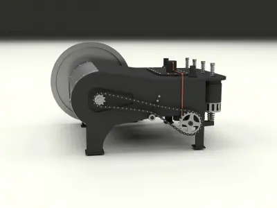 Wright Flyer Engine 3D model