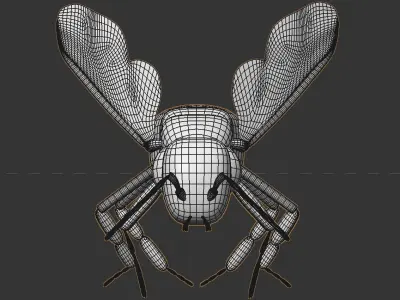 flying bee 3D model