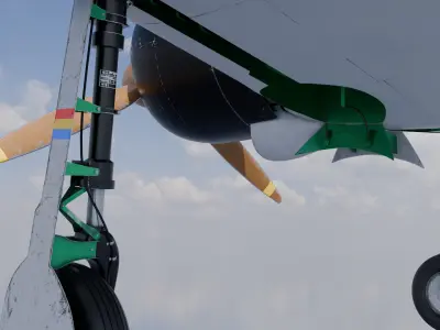 Mitsubishi A6M5 Reisen - Zero 3D model