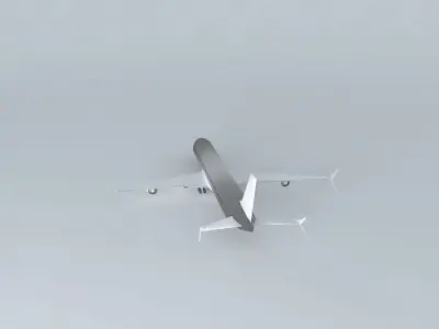 Template McDonnel Douglas DC813ER Free 3D model