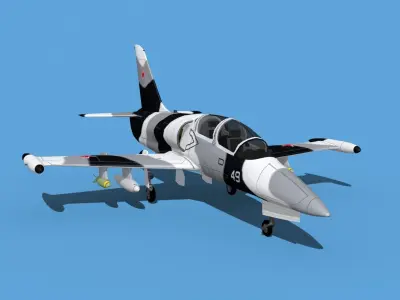 Aero Vodochody L-39C Albatross Russia 5 3D model