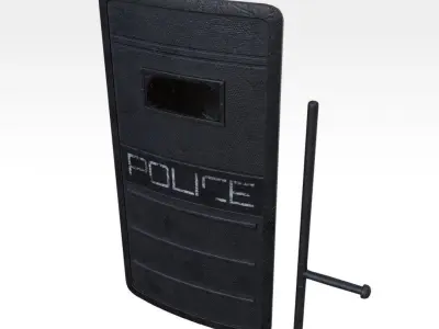 Riot Gear Free low-poly 3D model