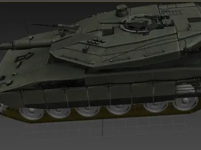 israel merkava 4 3D model