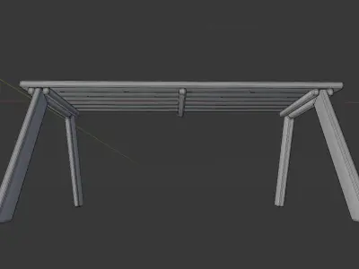 Park table Free 3D model