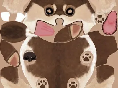 Chihuahua puppy dog Free 3D model