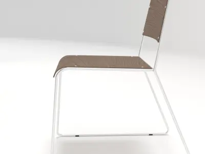 Trapeze  Chair Free low-poly 3D model